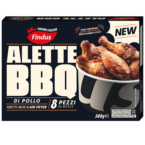 Alette BBQ di pollo - Chicken station Carletto Findus
