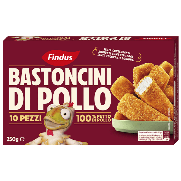 bastoncini di pollo Findus Carletto
