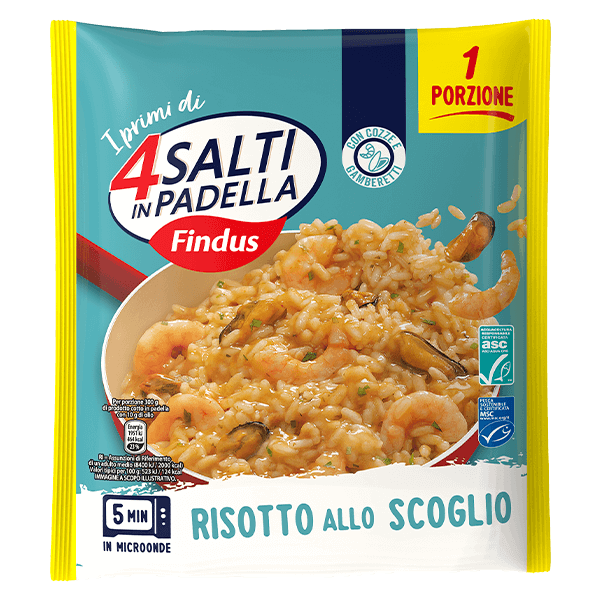 Risotto allo scoglio - 4 Salti in padella Findus