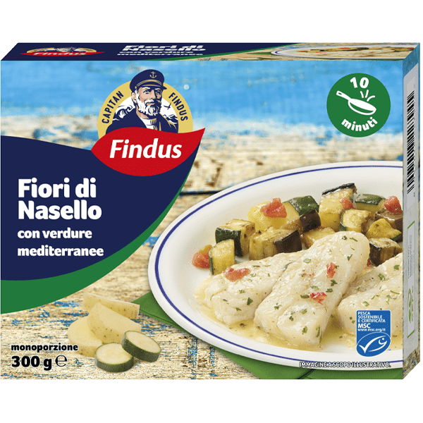 fiori di nasello con verdure findus