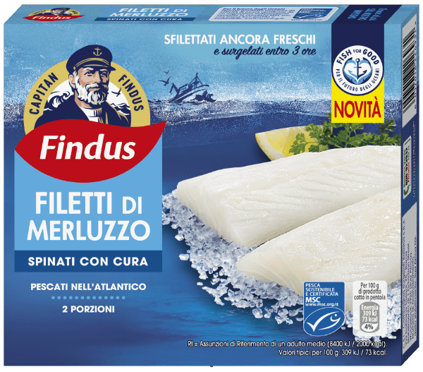 Filetti di Merluzzo, filetti di merluzzo surgelati 200gr - Findus
