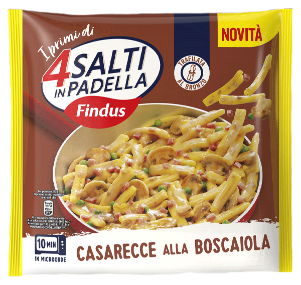 Scopri le Caserecce alla Boscaiola 4 Salti in Padella Findus