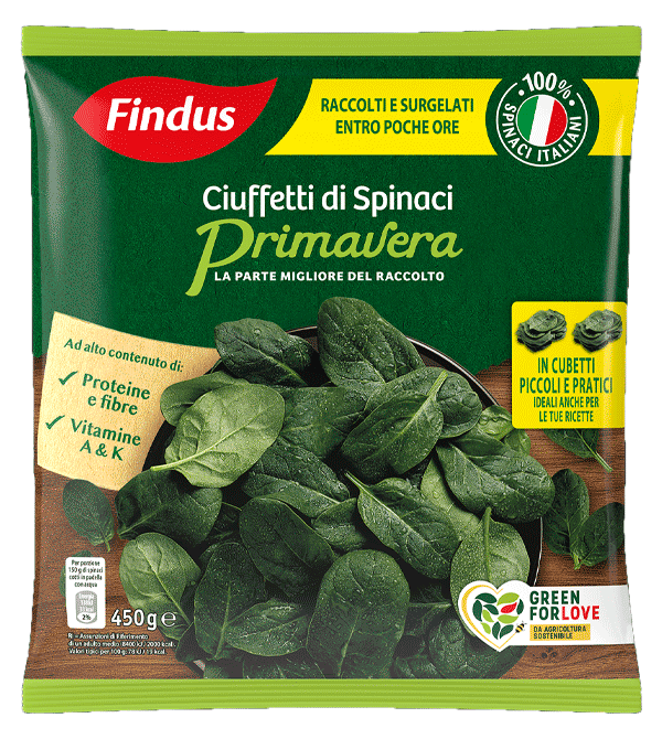 ciuffetti di spinaci primavera 450g