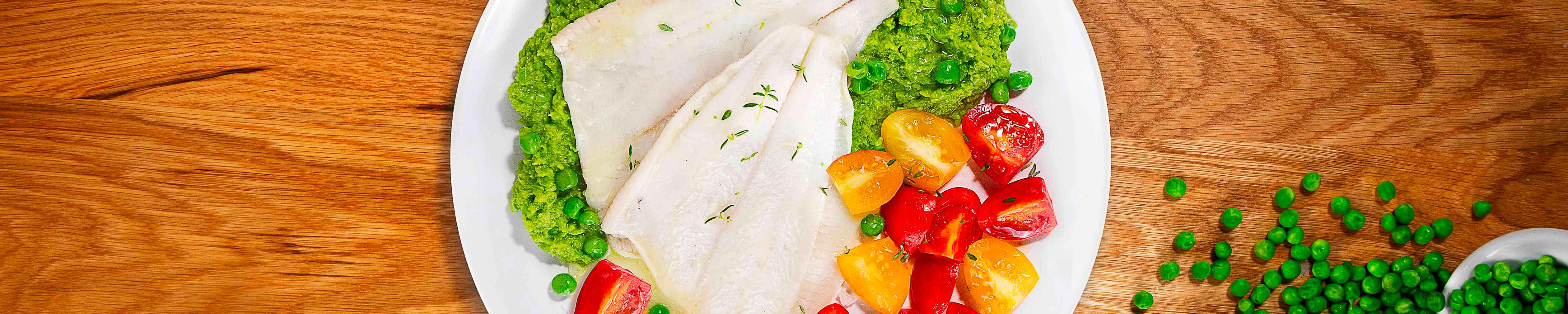 Filetti di Platessa su Purea di Piselli - Findus