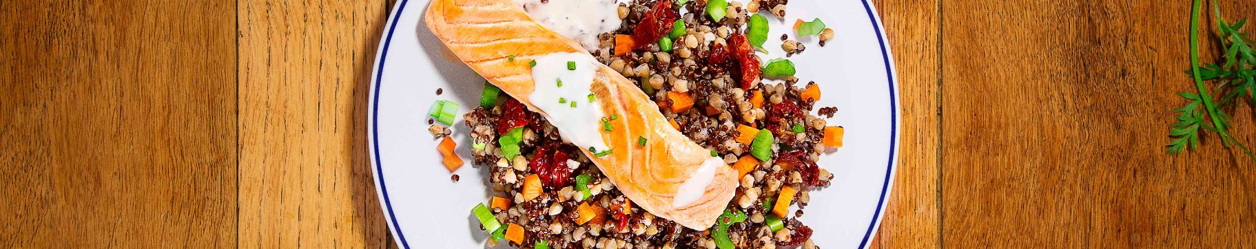 Fiori di Salmone con Insalata di Cereali - Findus