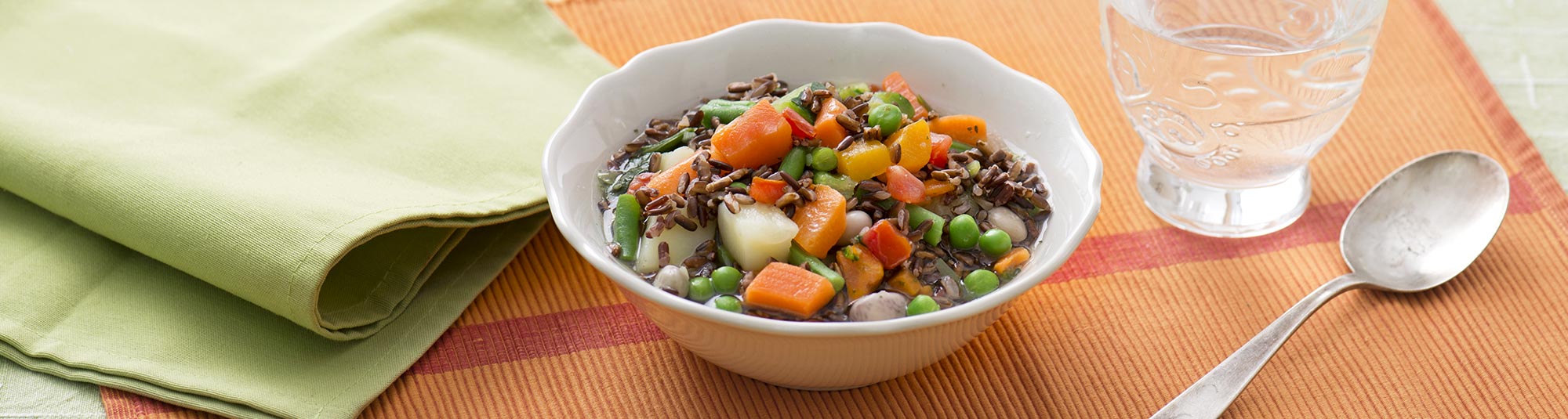 Ricetta Minestrone con Riso Selvaggio Integrale - Ricette Findus							