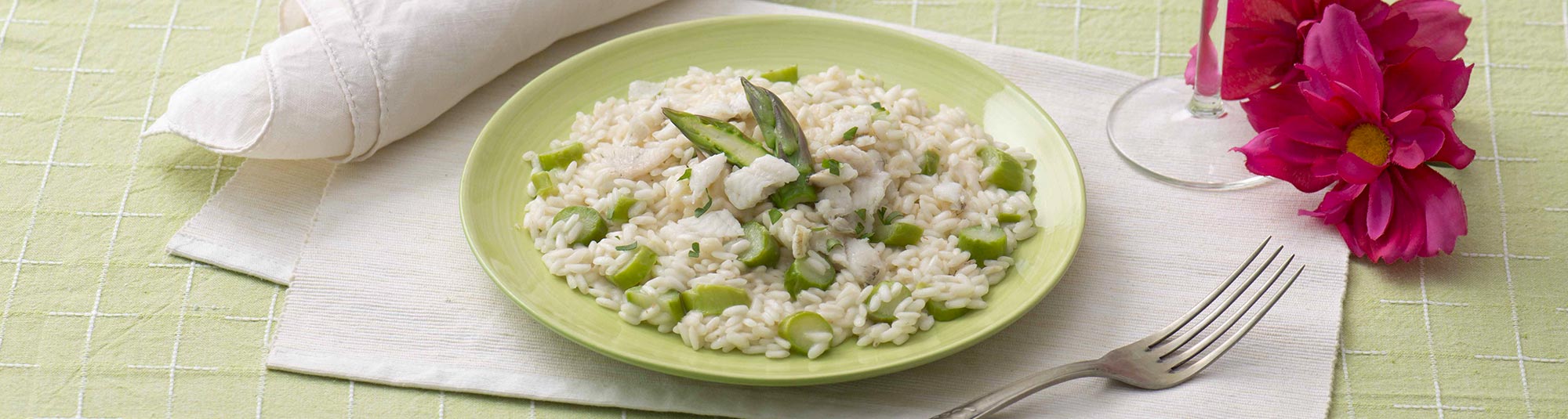 Risiotto con Platessa e asparagi - Ricette Findus