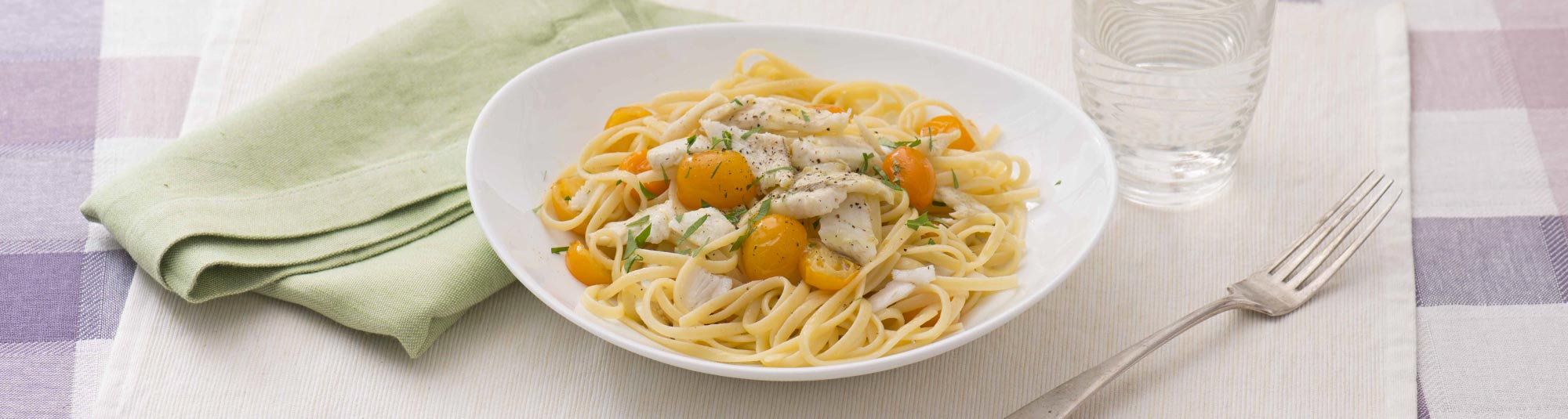 Ricetta Pasta con Platessa e Pomodorini - Ricette Findus							