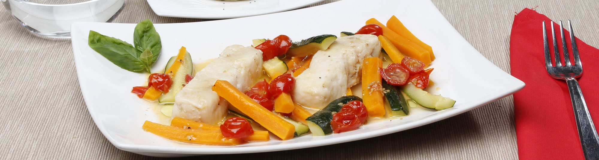 Ricetta Merluzzo all'Acqua Pazza con Verdure - Ricette Findus	