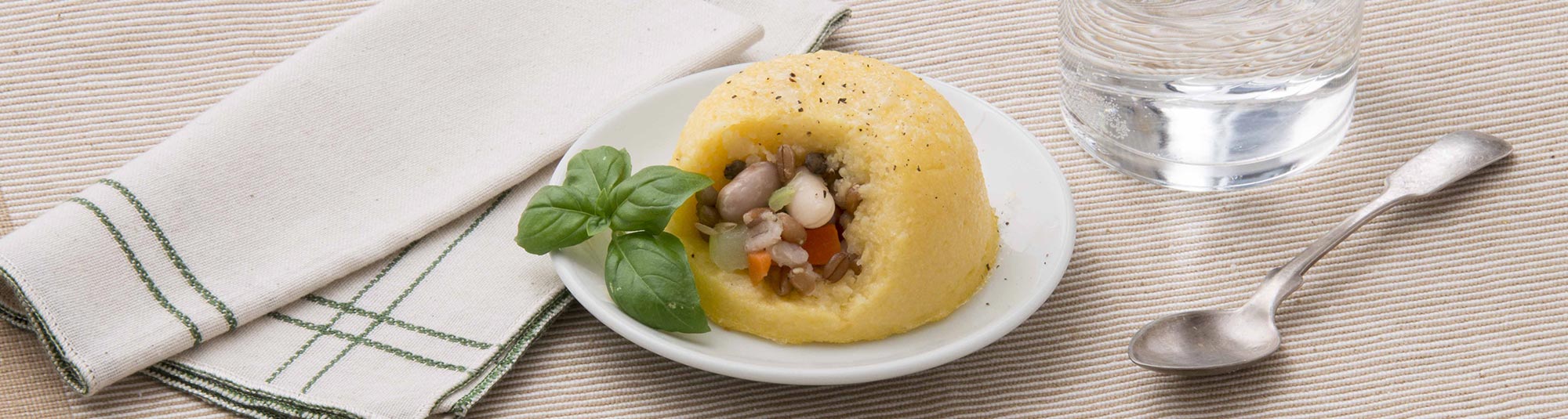 Ricetta Zuccotto di Polenta con zuppa - Ricette Findus	