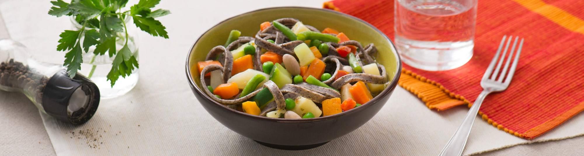 Ricetta Minestrone con Taglioni al Grano saraceno - Ricette Findus							