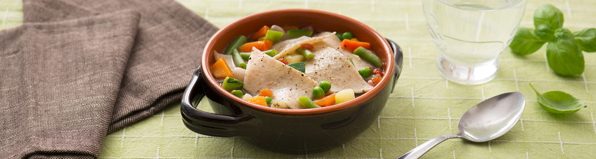 Ricetta Maltagliati Integrali con Minestrone - Ricette Findus							