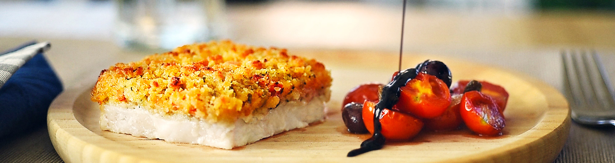 Ricetta Merluzzo Gratinato con pomodori saltati  - Ricette Findus