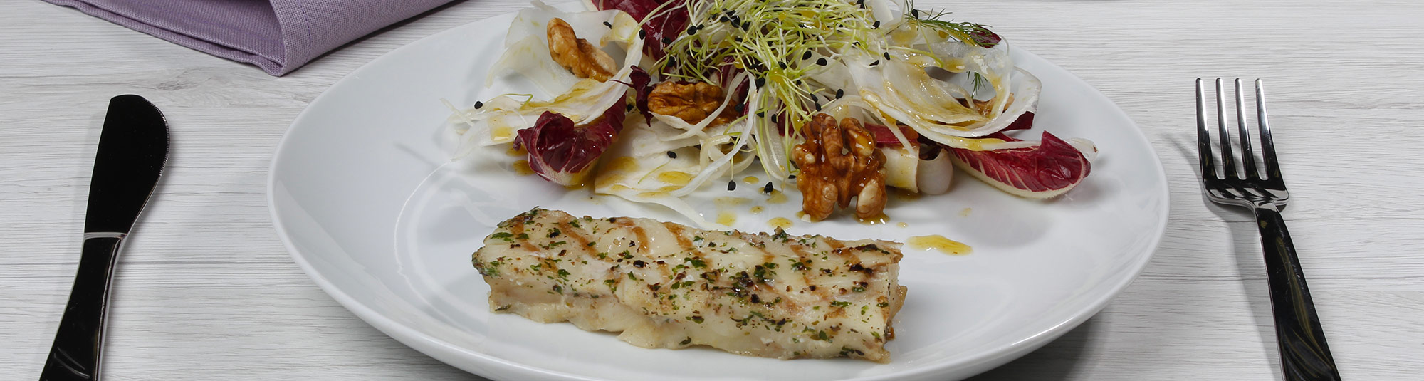 Ricetta Merluzzo grigliato alle erbe fagiolini e ravanelli - Ricette Findus