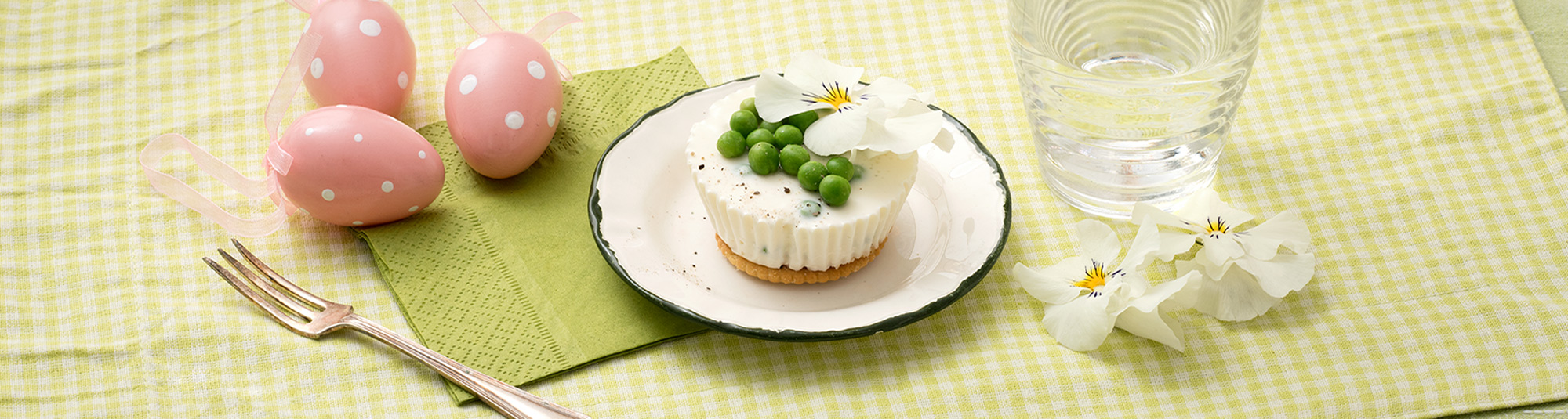 Ricetta Cheesecake salate di Piselli - Ricette Findus