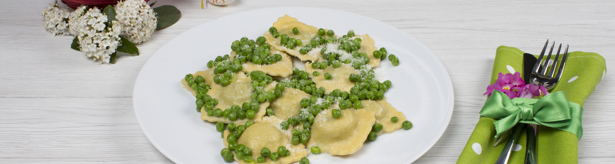 Ricetta Ravioli con ricotta e piselli - Ricette Findus