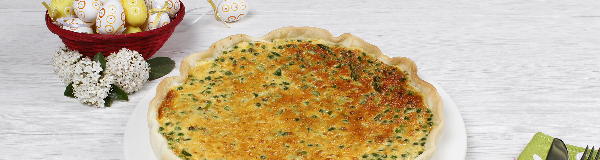 Ricetta Torta rustica con Pisellini e Asparagi - Ricette Findus