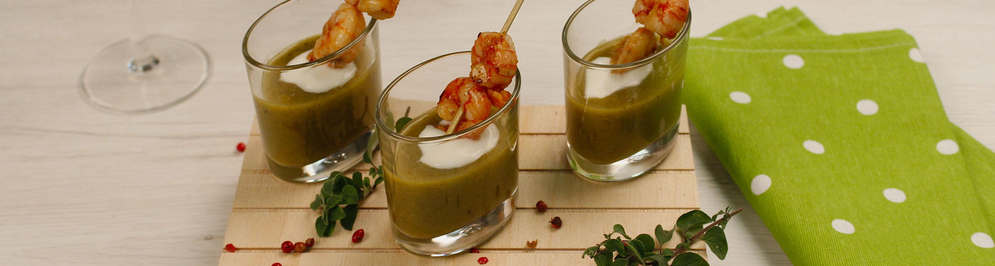 Ricetta Finger di Minestrone passato gambero rosso e panna acida - Ricette Findus