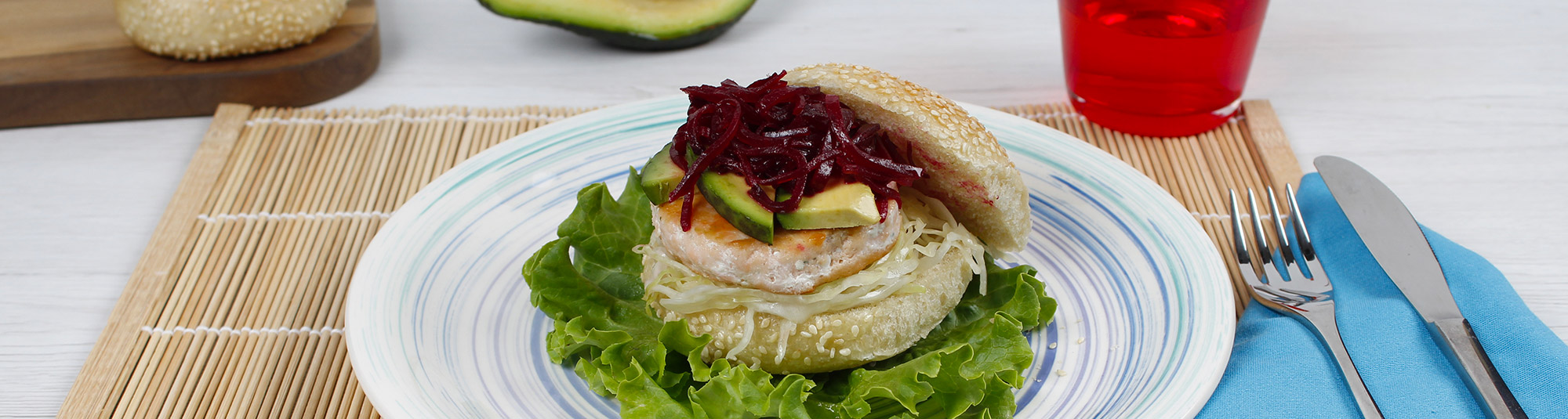 Burger di Salmone con avocado - Ricette Findus							