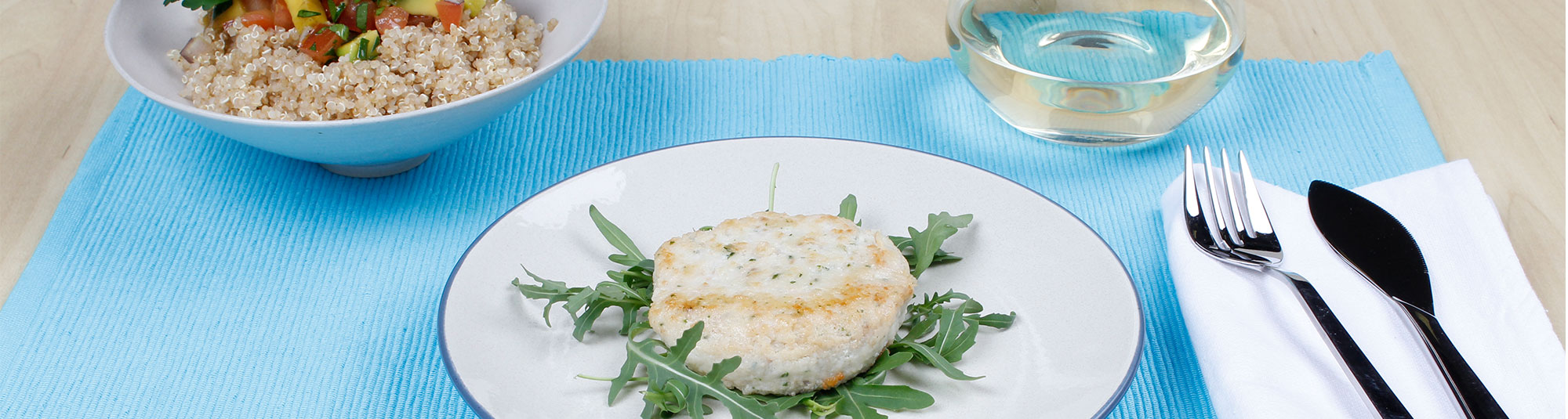 Burger di Merluzzo con quinoa e Pico de Gallo - Ricette Findus							
