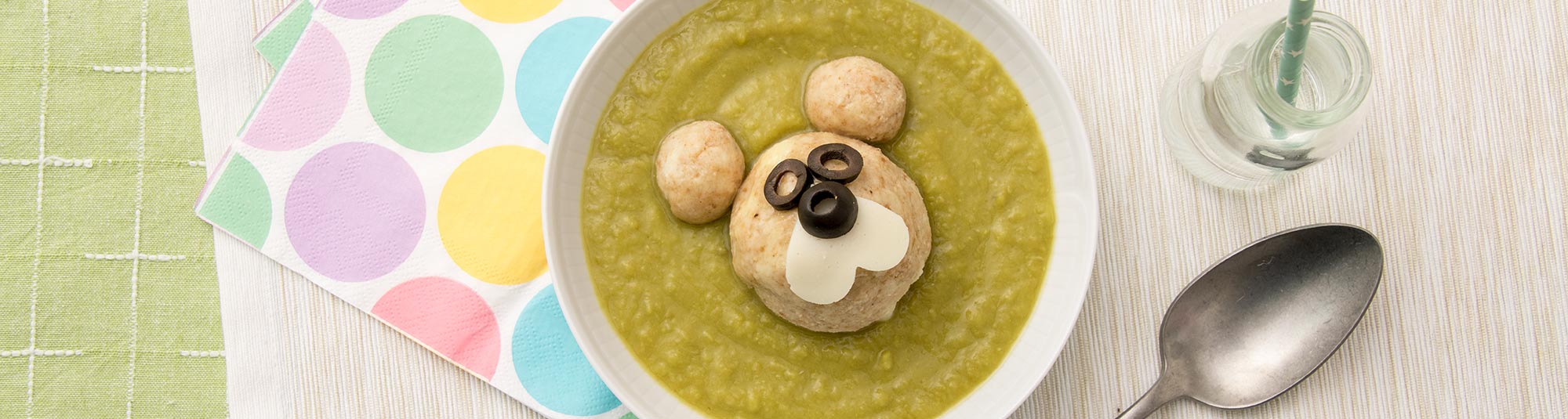 Passato di Verdure con polpette di pane - Ricette Findus