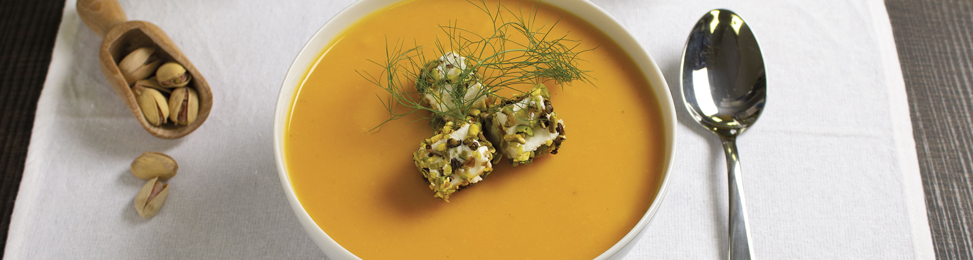 Cremosa di Zucca con Feta e Granella di Pistacchio - Findus