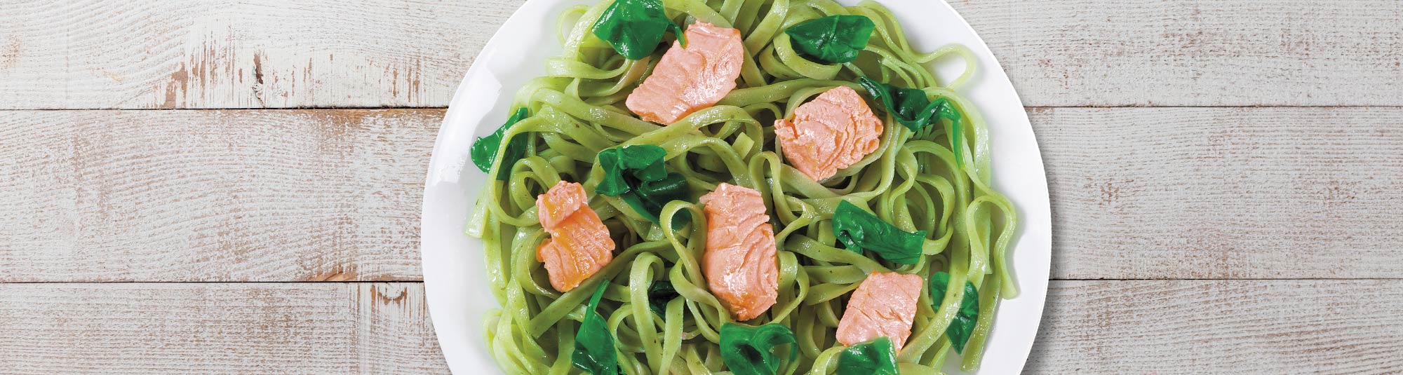 Tagliatelle al Salmone con Spinaci e Limone - Findus