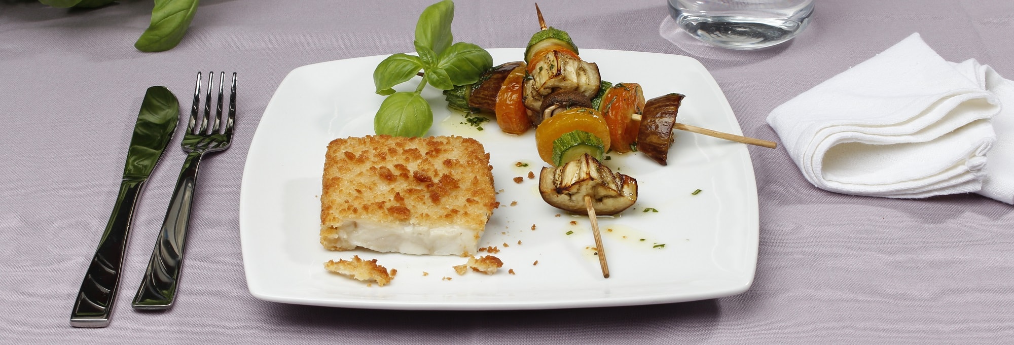 Ricetta Fish Burger con spiedini di verdure - Ricette Findus