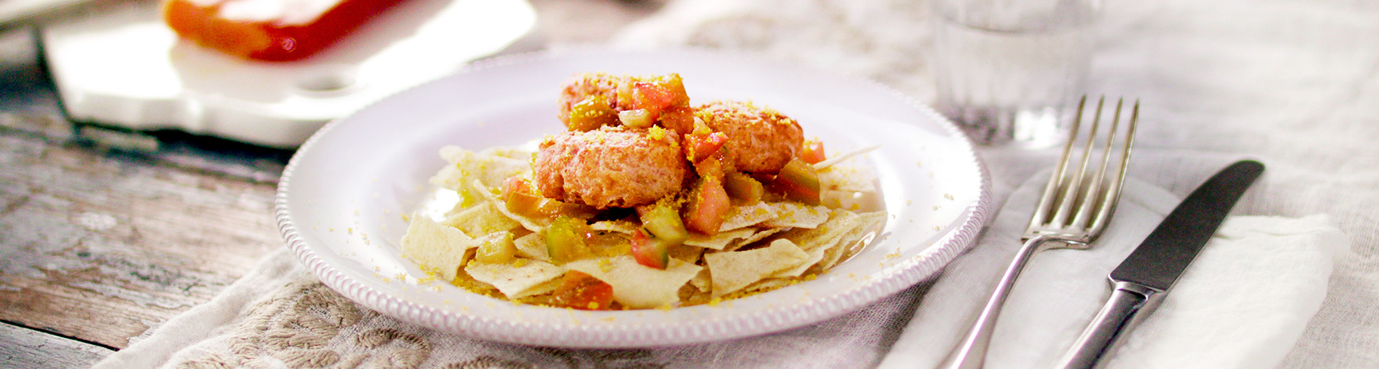 Ricetta Nuggets di Merluzzo su pomodoro camone alla catalana - Ricette Findus