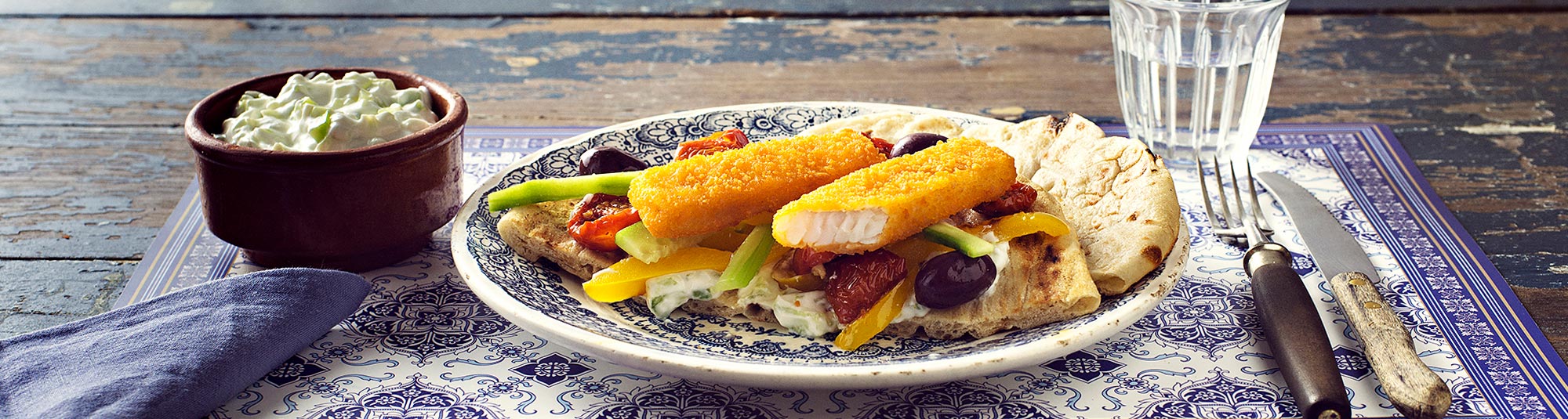 Ricetta Pita Greca e Bastoncini con Omega 3 - Ricette Findus