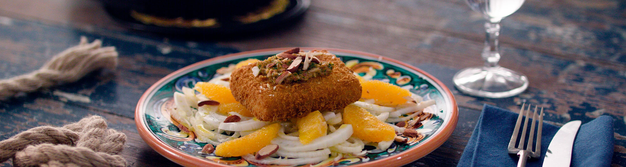 Ricetta Fish Burger con finocchi alla Trapanese - Ricette Findus