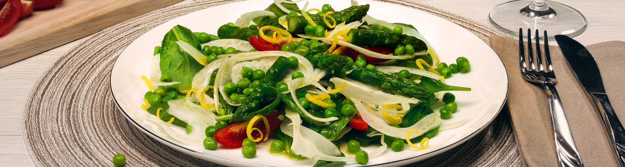 Ricetta Insalata di Finocchi, Asparagi e Piselli - Ricette Findus