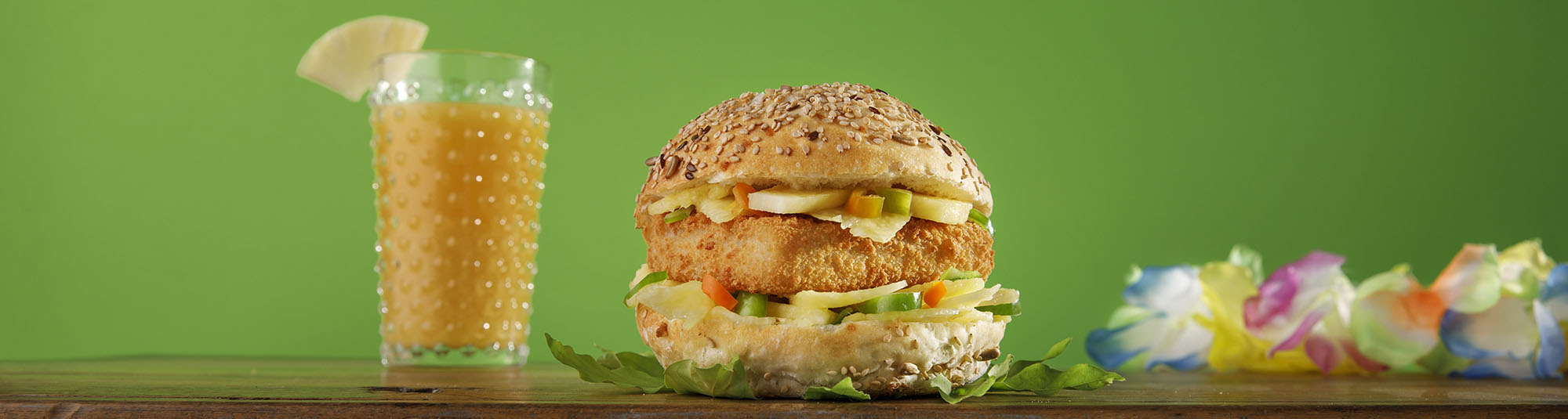 Ricetta Fish Burger con ananas e peperoncino - Ricette Findus							
