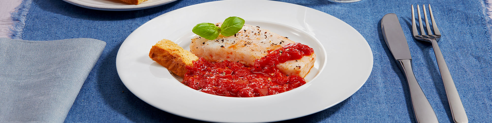 Merluzzo al Pomodoro