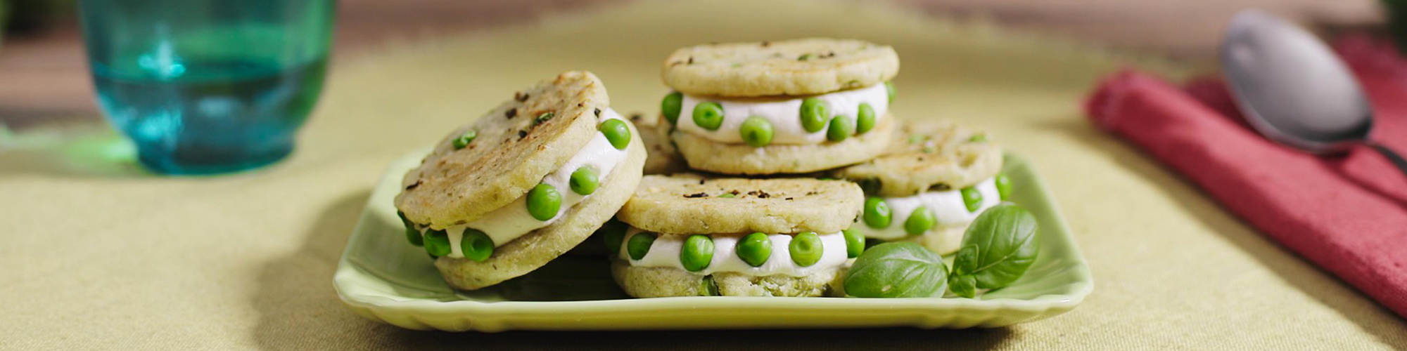 Sandwich con Piselli e Parmigiano – Ricetta Findus