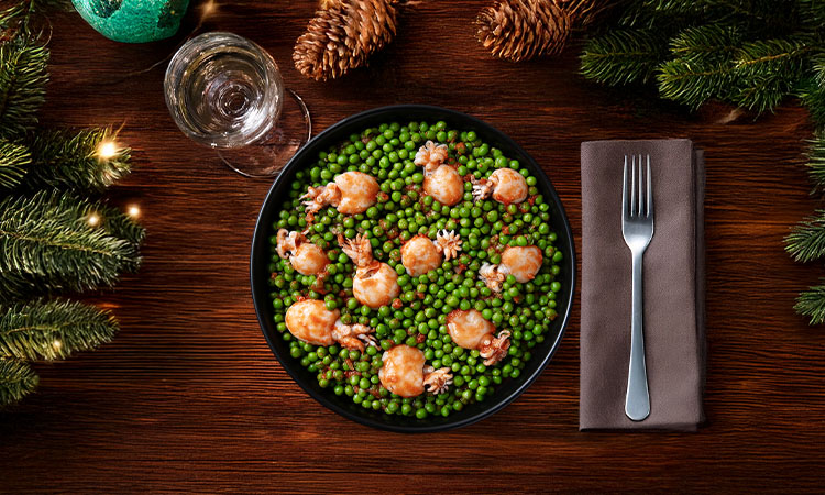 ricetta natale con piselli novelli findus 