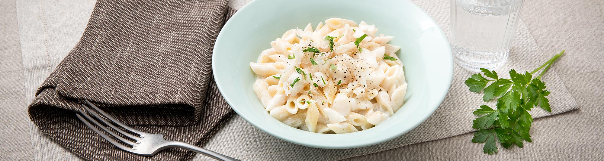 Penne con crema di Nasello - Ricette Findus