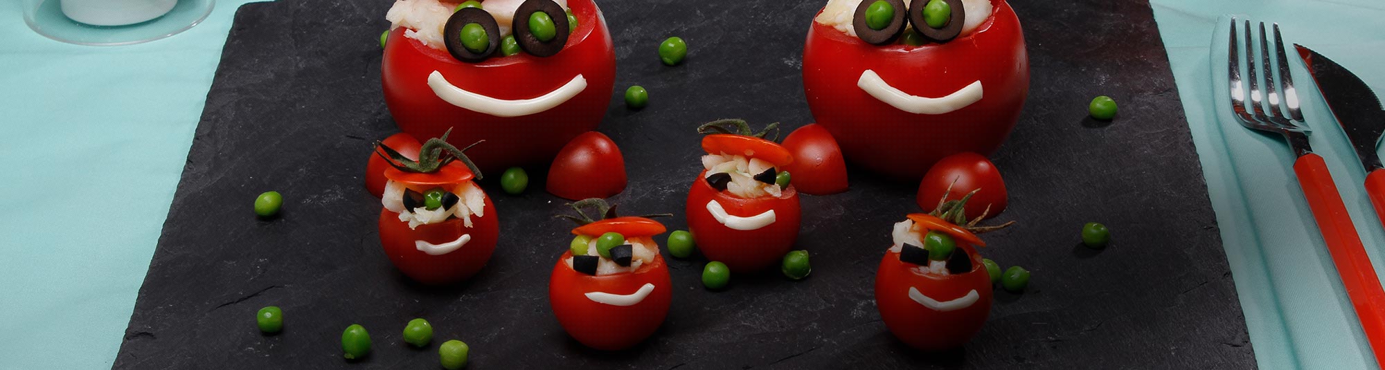 Ricetta Pomodori Ripieni con Nasello e Piselli - Ricette Findus