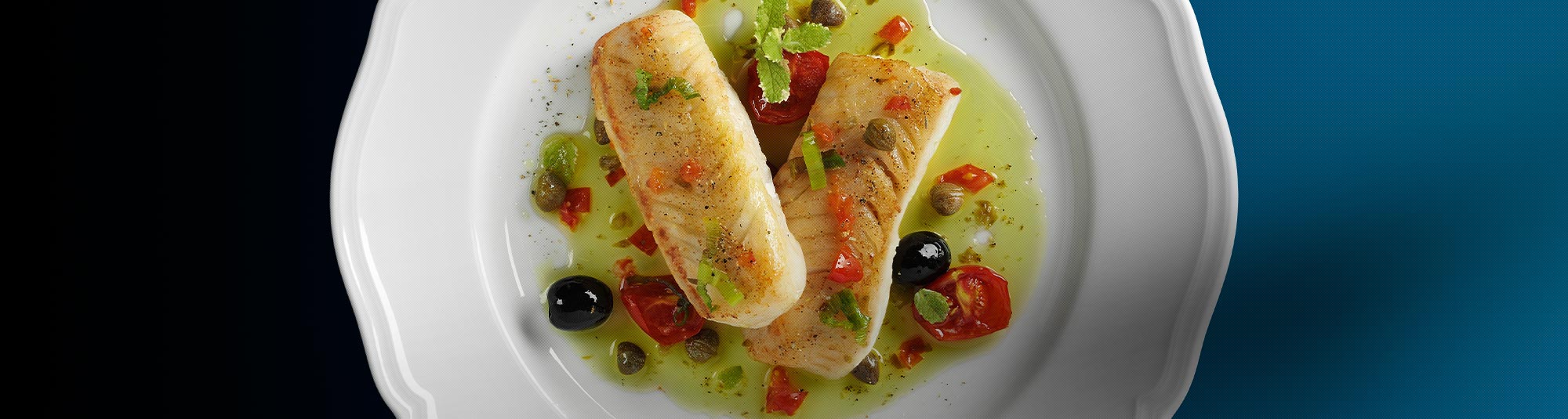 Ricetta Merluzzo con pomodorini, olive e capperi - Ricette Findus