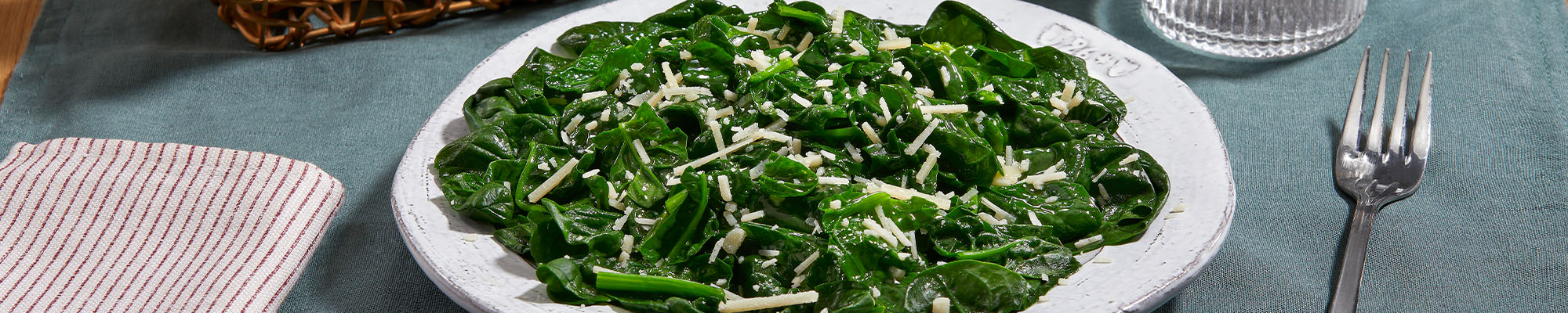 Spinaci al burro e parmigiano