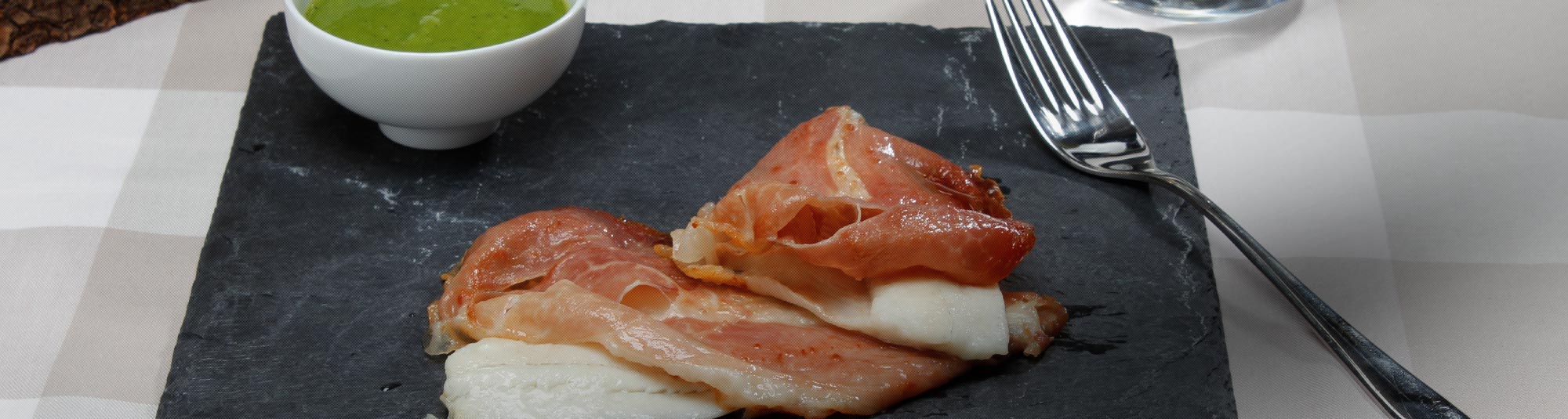 Ricetta saltimbocca di platessa con crema di piselli