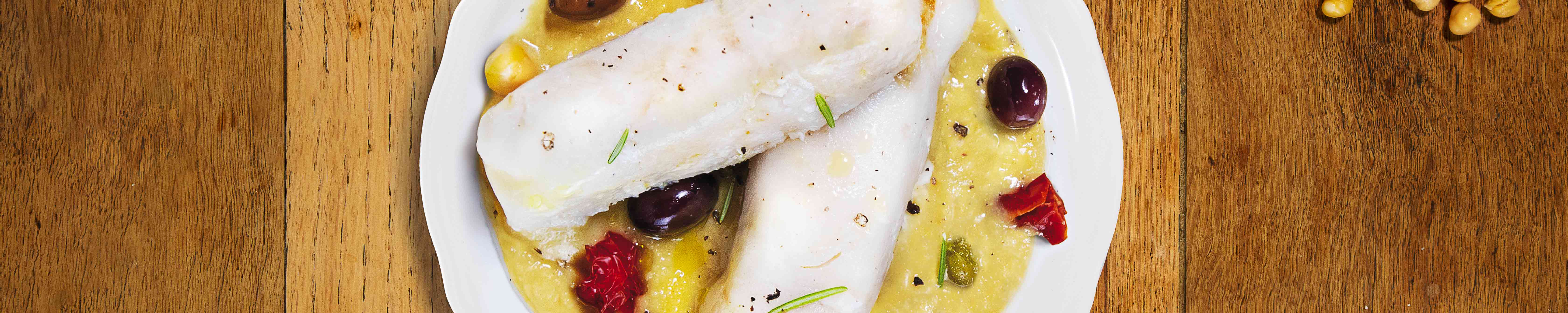 Merluzzo su Crema di Ceci con Pomodori Secchi - Findus
