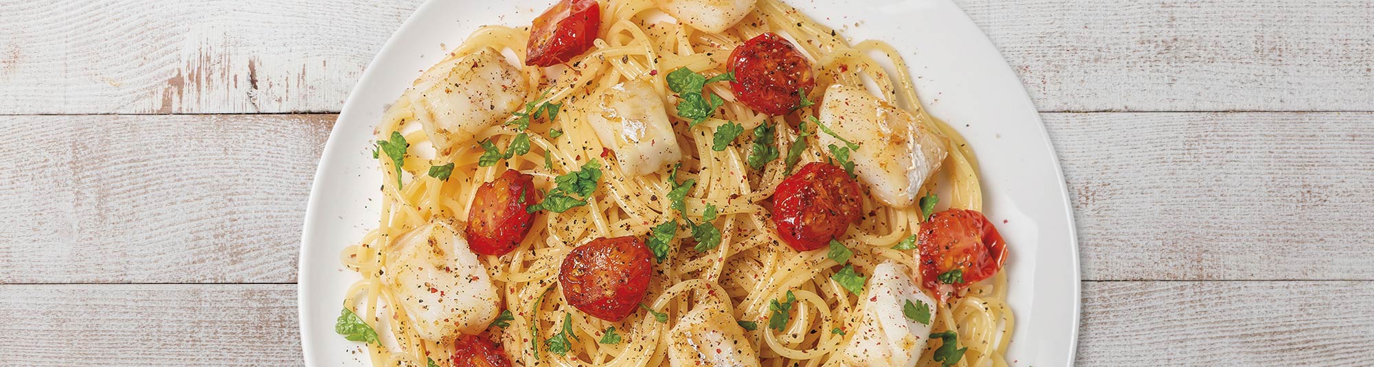 Spaghetti con Merluzzo Bottarga e Pomodorini - Findus