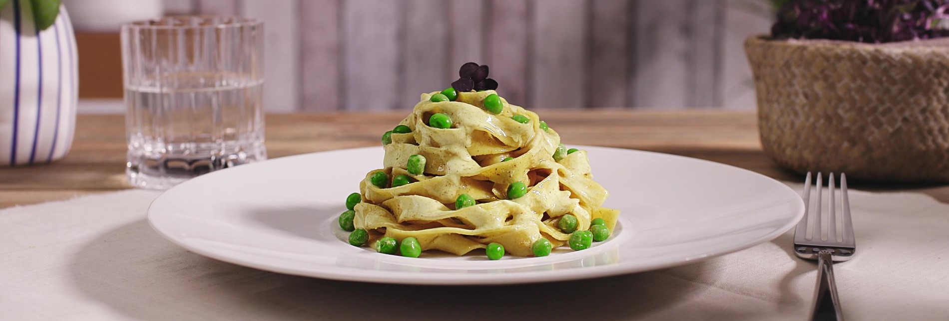 Tagliolini al curry con piselli – Ricetta Findus