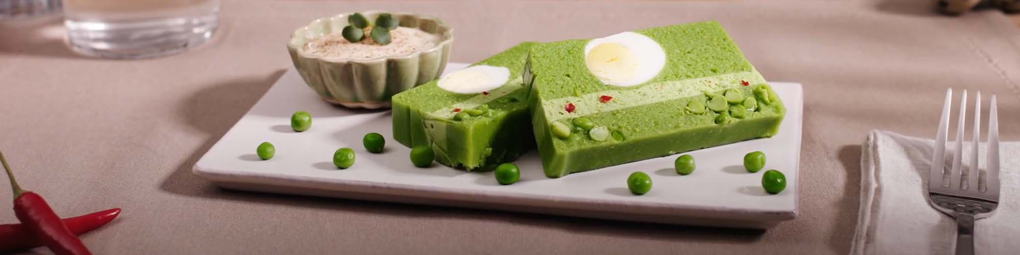 Terrina di piselli e uova di quaglia – Ricetta Findus