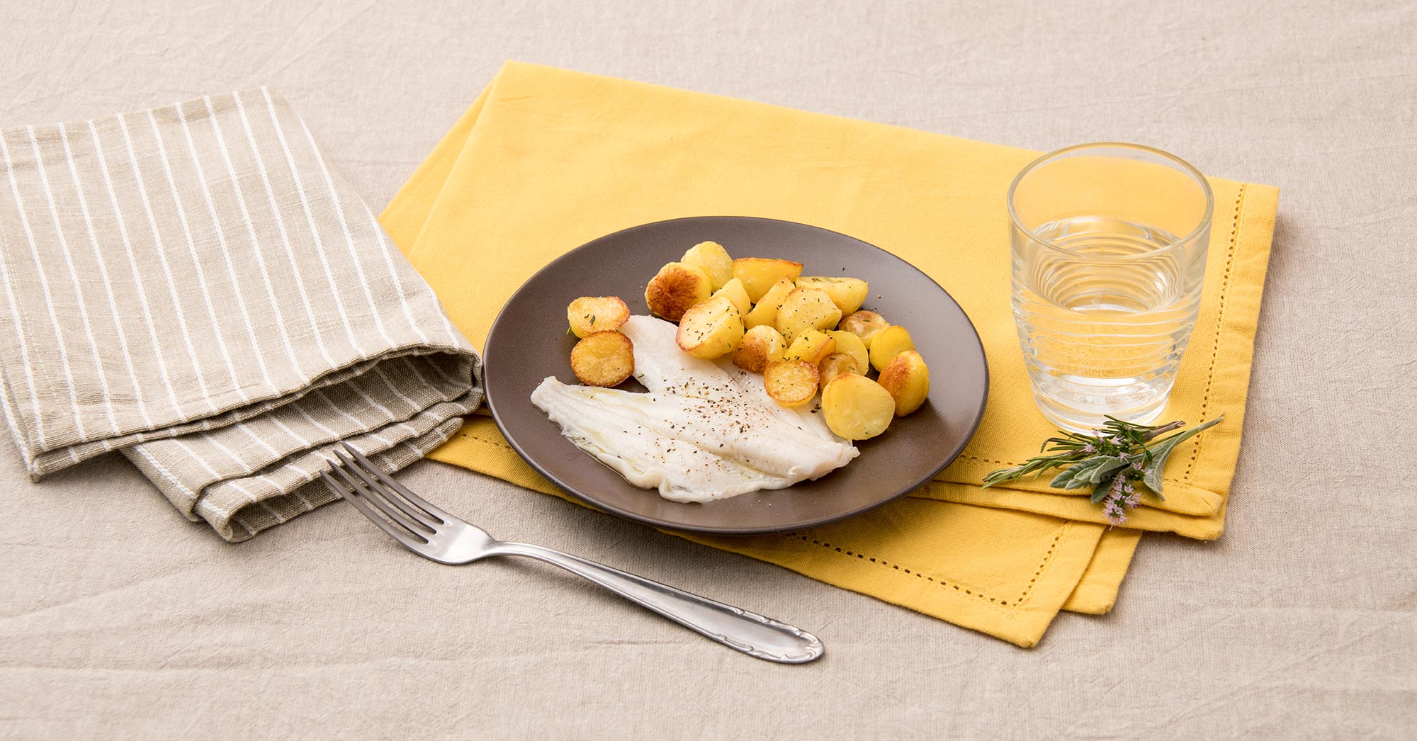 Filetti di Platessa al forno con patate - Ricette Findus
