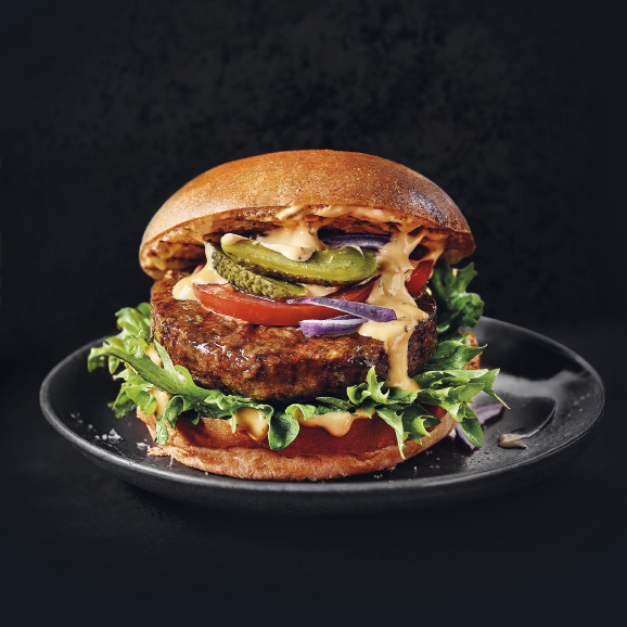 burger plant based - green cuisine findus 