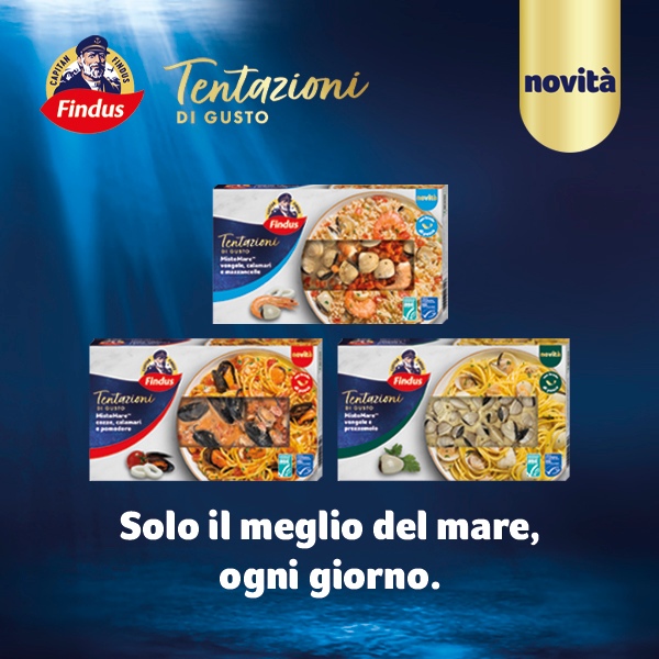 gamma tentazioni di gusto findus eletto prodotto dell'anno 2025