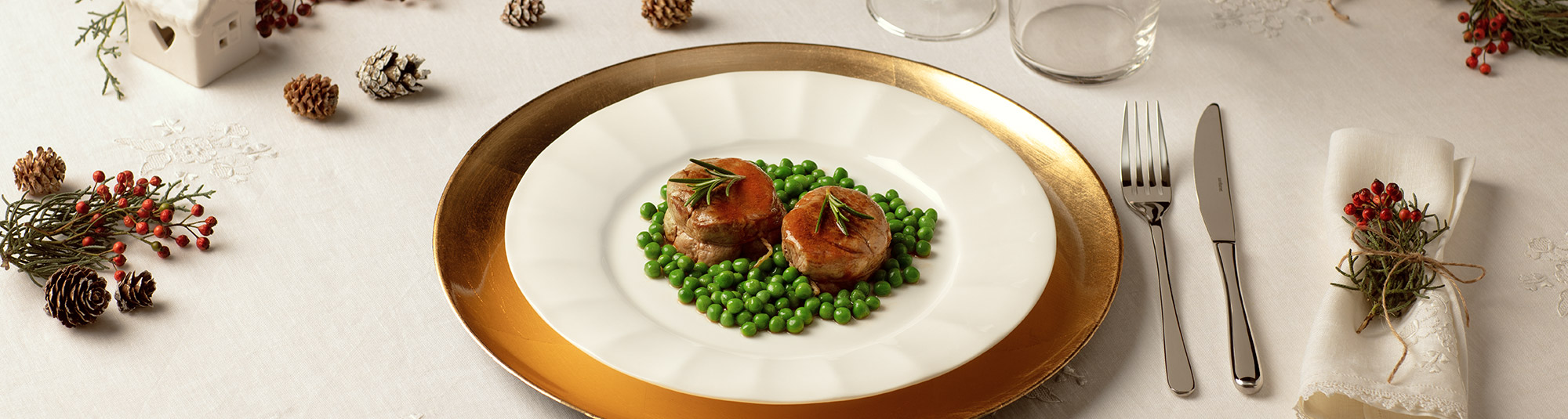 Filetto di Maiale su Crema di Piselli - Findus