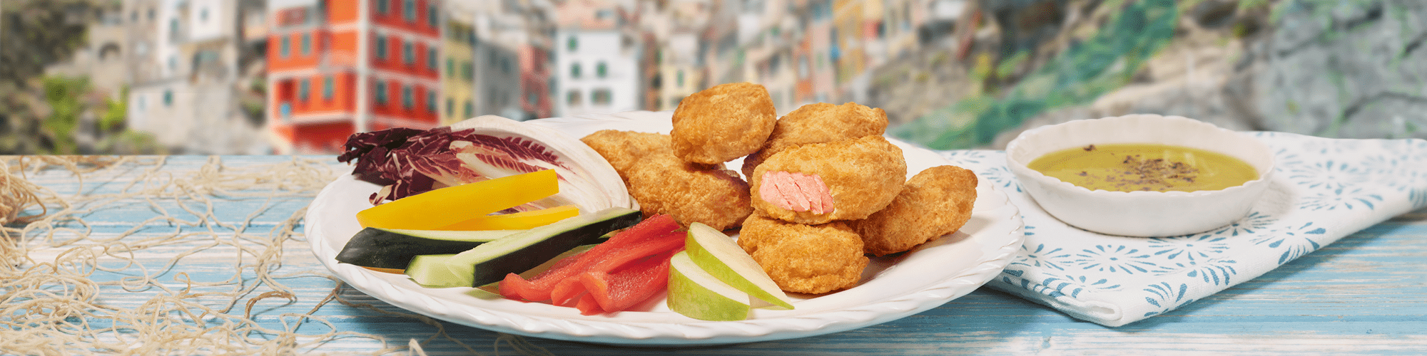 Nuggets di Salmone con pinzimonio – ricetta Findus 